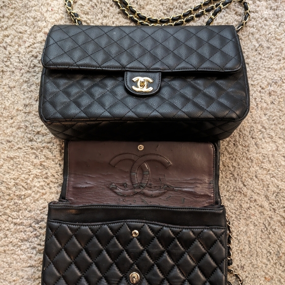 Chanel Medium Classic Double Flap Black Caviar Bag - Picture 4 of 10